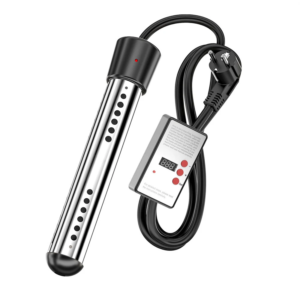 (image for) 3000W Electric Intelligent Timing Heater Boiler Water Heating Element Immersion Suspension Water Heater Bathroom Swimming Pool